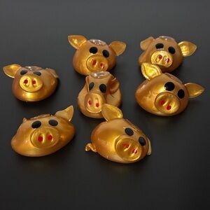 Golden Pig Stress Balls